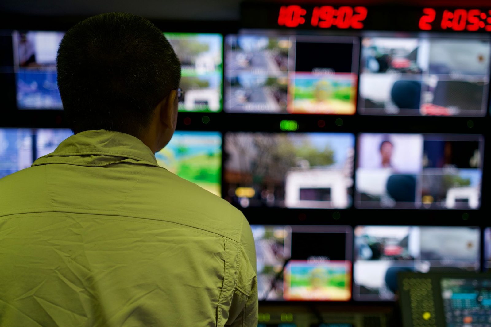 security operations center analysts monitoring threat...